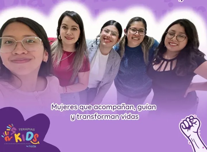 Equipo multidisciplinario de Terapias Kids by FisioTOP acompañando el desarrollo de un niño